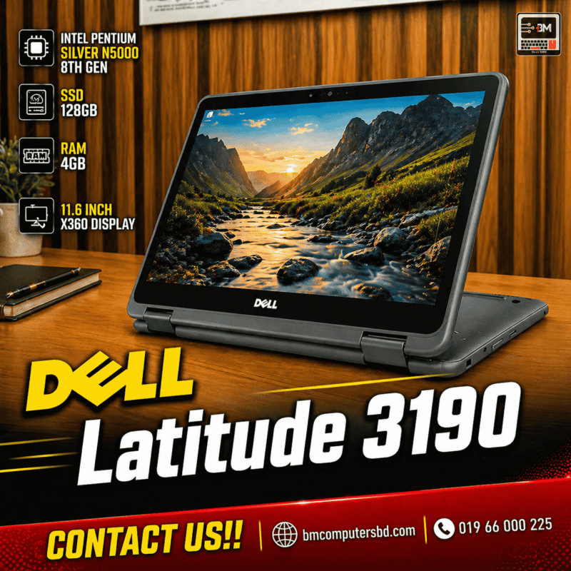 DELL Latitude 3190 used laptop in Bangladesh BM COMPUTERS