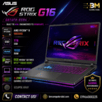 ASUS ROG Strix G16 G614FH-OS94 | AMD Ryzen 9-9955HX | 1TB SSD | 16GB RAM | 8GB NVIDIA RTX 5050 DDR7 Graphics | 16 inch WUXGA 165Hz Display | 4-Zone RGB Gaming Keyboard | Eclipse Gray