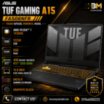 ASUS TUF Gaming A15 FA506NFR | AMD Ryzen 7-7435HS | 512GB SSD | 8GB RAM | 4GB NVIDIA RTX 2050 DDR6 Graphics | 15.6 inch FHD 144Hz Display | Graphite Black