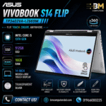 ASUS Vivobook S14 Flip TP3402VA-LZ669W | Intel Core i5-13th Gen | 512GB SSD | 16GB RAM | 14 inch WUXGA x360 Touch Display | Transparent Silver
