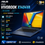 ASUS Vivobook X1404VA-I512256 | Intel Core i5-13th Gen | 256GB SSD | 12GB RAM | 14 inch FHD Display | Quiet Blue