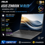 ASUS Zenbook 14 OLED UX3405CA-U7512 | Intel Core Ultra 7 255H (15th Gen) | 512GB SSD | 16GB RAM | 14 inch OLED Touch Display | Jasper Gray