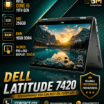 DELL Latitude 7420 | Intel Core i5 - 11th Gen | 256GB SSD | 16GB RAM | 14 inch FHD x360 Display (Touch)