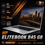HP EliteBook 845 G8 | AMD Ryzen 3 Pro-5450U | 256B SSD | 16GB RAM | 14 inch FHD IPS Display