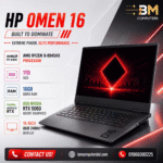 HP OMEN 16 | AMD Ryzen 9-8945HX | 1TB SSD | 16GB RAM | 8GB NVIDIA RTX 5060 Graphics | 16 inch QHD 240Hz Display