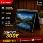 Lenovo 300E | Intel Pentium Silver N-5000 | 128GB SSD | 4GB RAM | 11.6 inch FHD x360 Display (Touch)