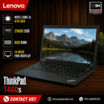 Lenovo ThinkPad T460s | Intel Core i5- 6th Gen | 256GB SSD | 8GB RAM | 14 inch FHD Display